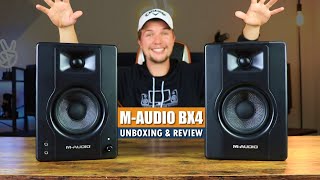 Video thumbnail for BEST BUDGET STUDIO MONITORS 2021? | M-Audio BX4 Studio Speakers (Unboxing & Review) by Edward Smith