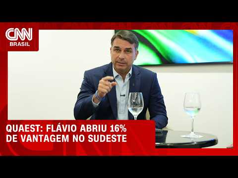Quaest: Sudeste e independentes empurram Flávio | CNN 360°