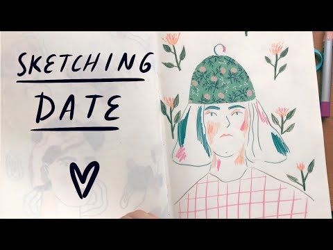 Easy peasy vegan pancakes & bit of sketching