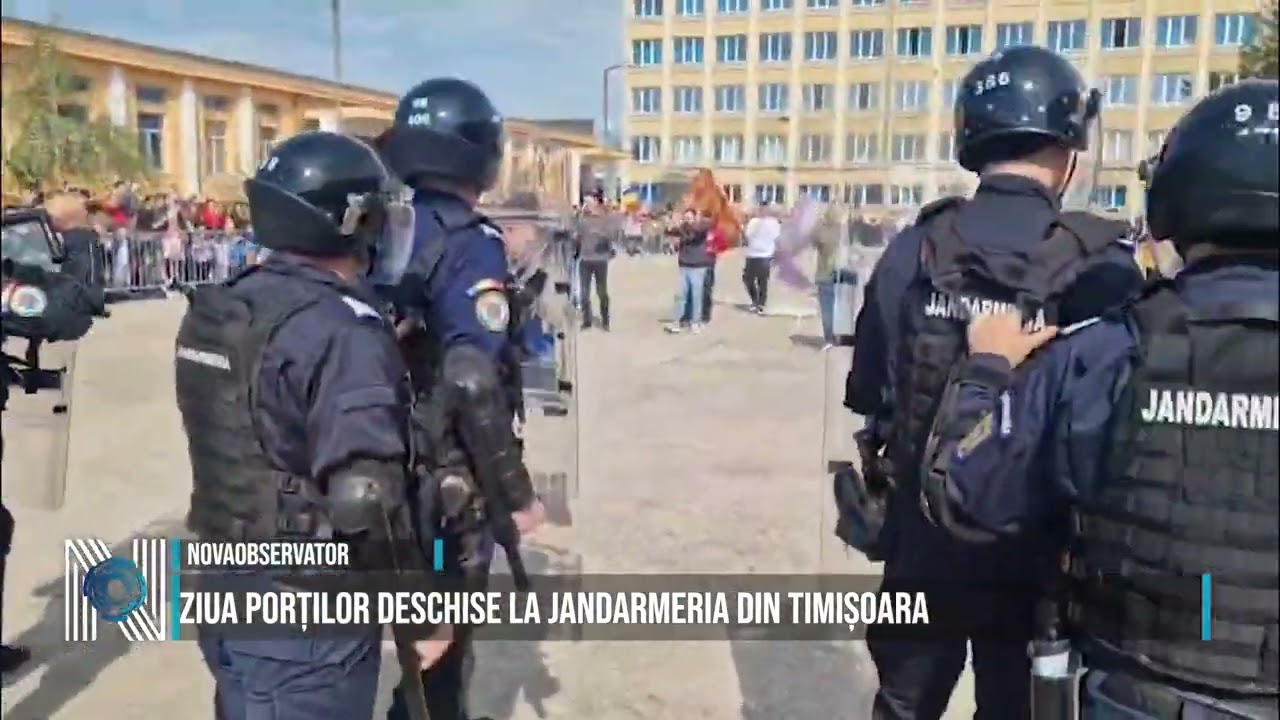 Ziua porților deschise la Jandarmeria din Timișoara