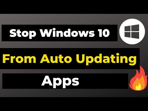 How to Disable/Stop Windows 10 From Auto Updating Apps in 2021