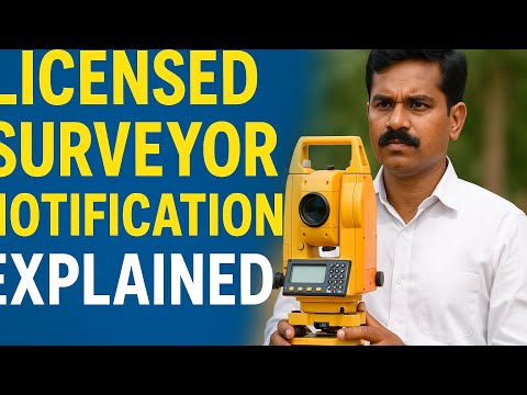 Licensed Surveyor Training & Notification Process - Full Explanation.