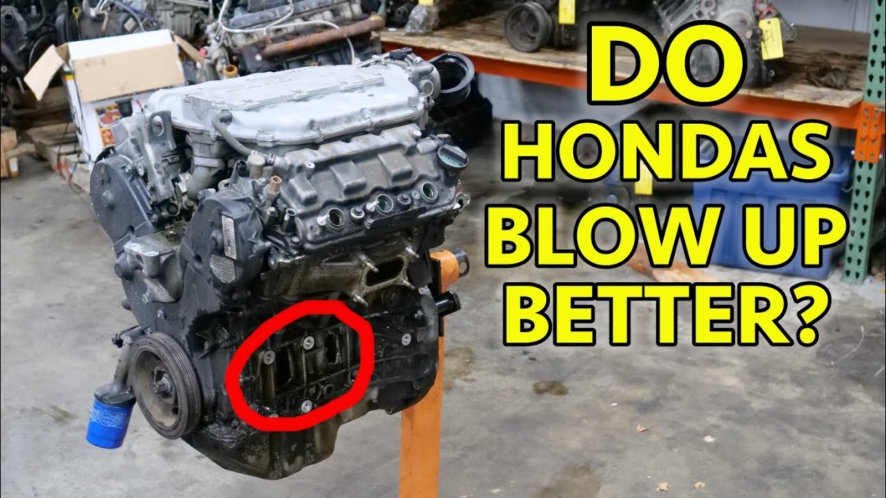 Obliterated Honda Accord J35 V6 Teardown. Customer States: 