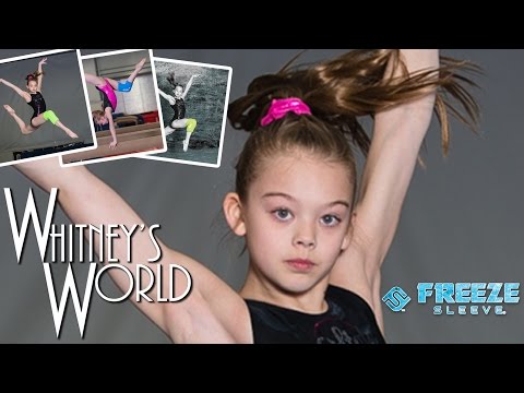 Whitney and Addison Model for Freeze Sleeve Gymnastics Photo Shoot | Whitney Bjerken 