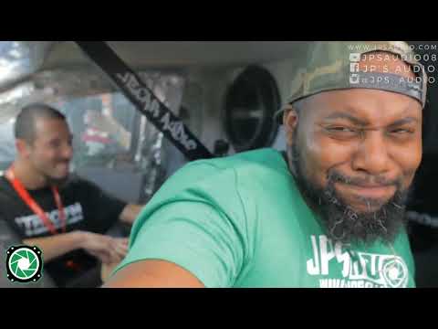 fishbowl Fishtank filled with sundown audio bass 8 15s on 30,000 plus watts