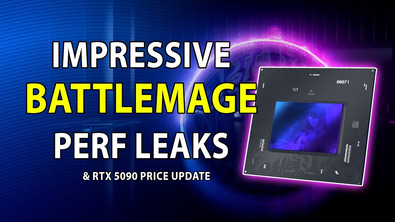 Новый графический процессор Intel следующего поколения Battlemage, по слухам, будет RTX 4070 Super 1 IMPRESSIVE Battlemage Performance Leaks | RTX 5090 Price Update - YouTube