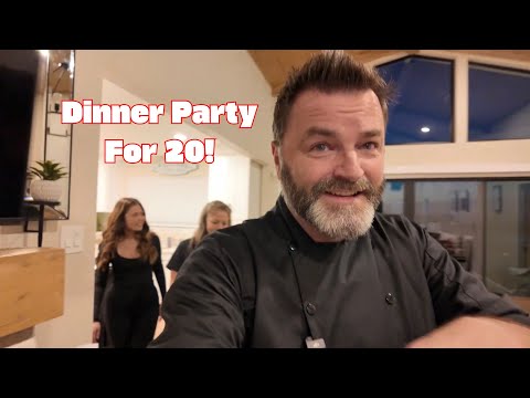 Private Chef Does A Dinner Party for 20 Out on The Lake