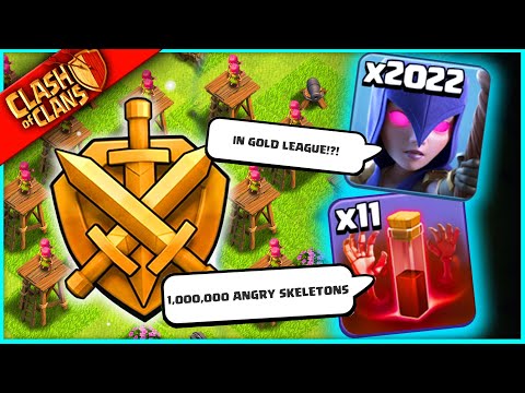 1 MILLION ANGRY SKELETONS…. BUT GOLD LEAGUE