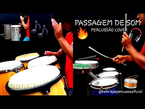 Passagem de som - Vinny Nogueira - Percussão Cover - Henrique Percussa - Groove de Percussão