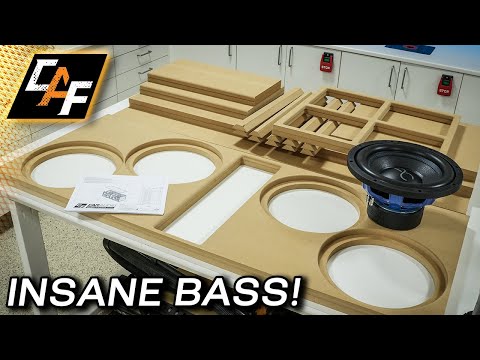 NO CNC! Building Ported Subwoofer Box FOUR 12’s! - Woodworking