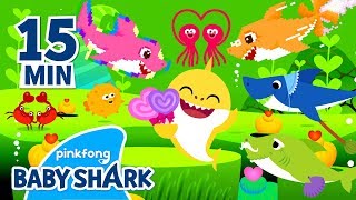 Valentine&#39;s Day Shark and more | Valentine&#39;s Day Special | +Compilation | Baby Shark Official