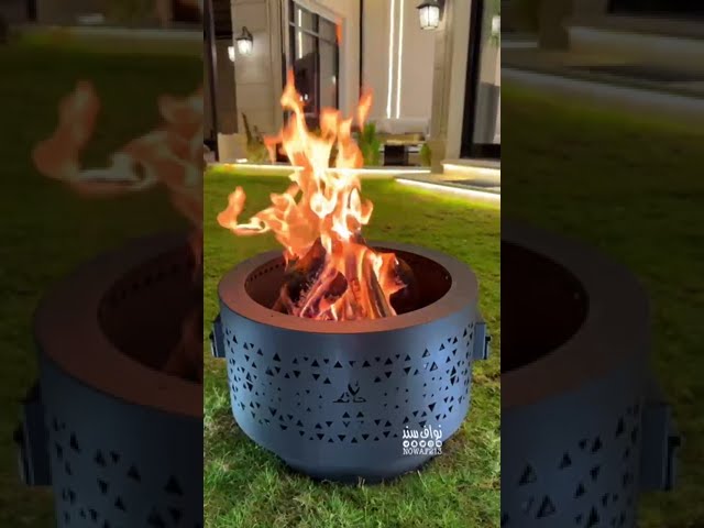 مشعل نار حاتم للحطب الطبيعي - بدون دخان