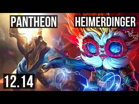 PANTH vs HEIMER (TOP) | 4.4M mastery, 5/2/10, 500+ games | KR Diamond | 12.14
