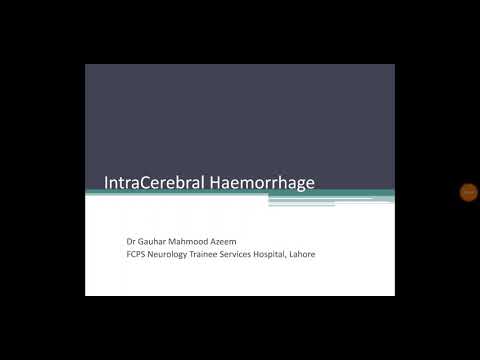 IntraCerebral haemorrhage