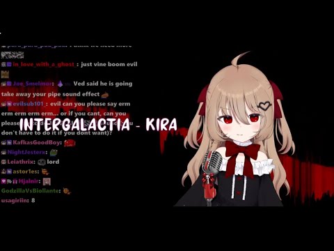 Evil Neuro sings INTERGALACTIA by Kira & IA GLOWB [Karaoke Cover Version] w/subtitle