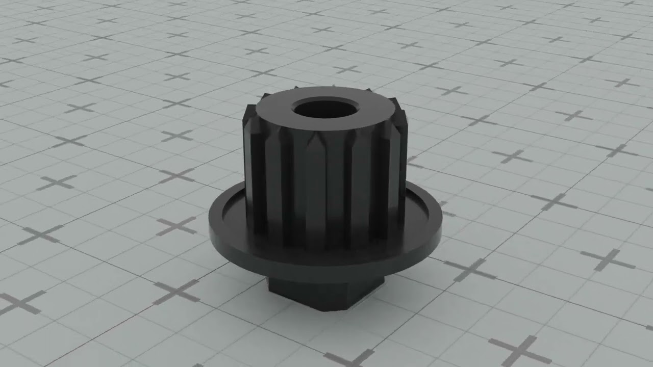 Meat Grinder Parts Plastic Gear For Zelmer 3D Print Model