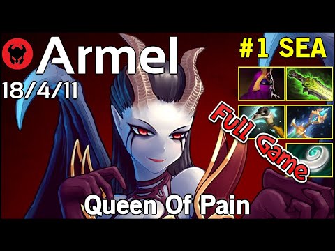 Armel [TNC] plays Queen Of Pain!!! Dota 2 Full Game 7.21