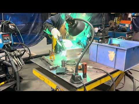 xFUme Pro 36 welds Aluminum 5356 3/64