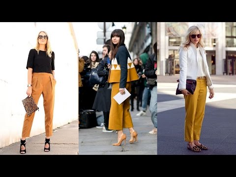 11 Fashionable Ways to Wear Mustard Pants