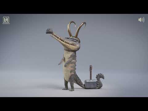 Loki Alligator - 3D character showcase
