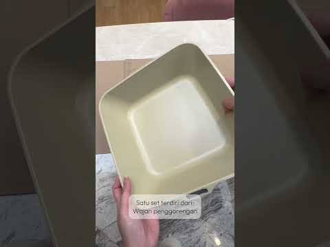 Gambar Kris Nemona Pro Perlengkapan Masak Detachable Aluminium Set 6 pcs - Krem