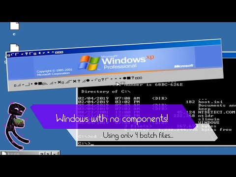 Windows without components
