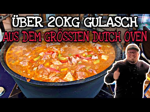 XXL Gulasch aus dem größten Dutch Oven DO18 / FT 18