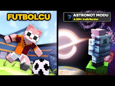 Minecraft'ta HER MESLEK İçin MODLARI Test Ettim...