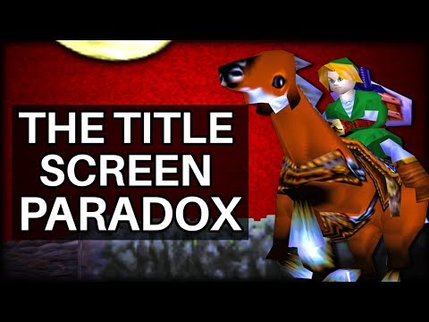The Title Screen Paradox in Ocarina of Time (Zelda)