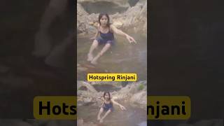 Download lagu Adinda thomas Hotspring rinjani seger banget lelah jadi hilang #rinjani #shortvideo #viral mp3