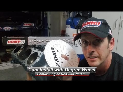 Pontiac V8 Rebuild, Part 8: How to Install your camshaft, and timing chain, with a degree wheel.