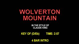 Wolverton Mountain -  Karaoke