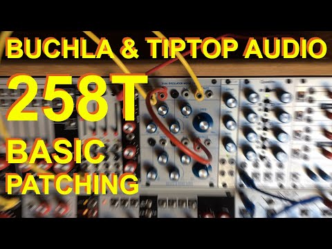Buchla & Tiptop 258t module overview