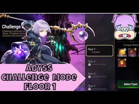 [Epic Seven] Lets Take On Challenge Mode 😈 | Abyss Challenge Mode Floor 1