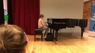 Parker's Fall Piano Recital, "Prelude in G Minor" (her own composition)