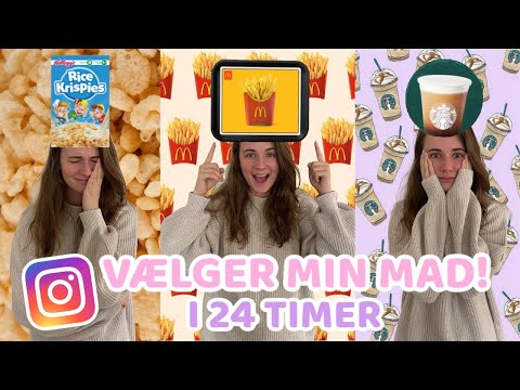 INSTAGRAM FILTRE VÆLGER MIN MAD!