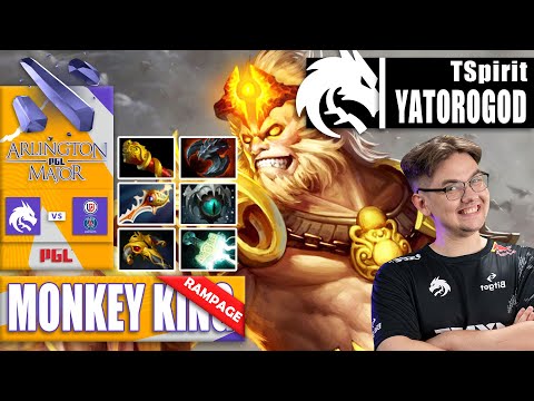 [RAMPAGE] SPIRIT vs PSGLGD | YATORO MONKEY KING TOO IMBA | PGL ARLINGTON MAJOR 2022 Dota 2 Highlight