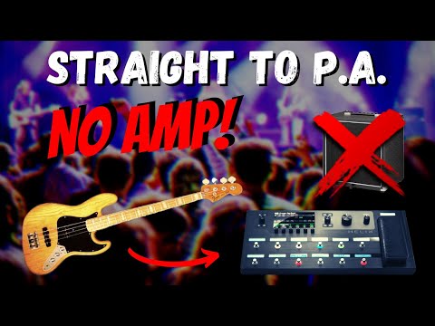 Line 6 Helix for Bass - Straight to PA with No Amp?!