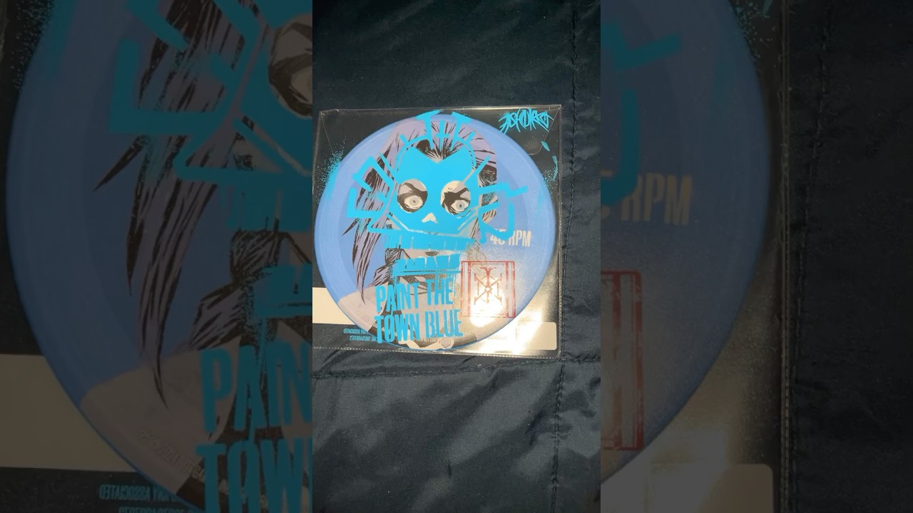 Ashnikko Paint The Town Blue 7” Jinx Picture Vinyl! #ashnikko #jinx #arcane #leagueoflegends #vinyl