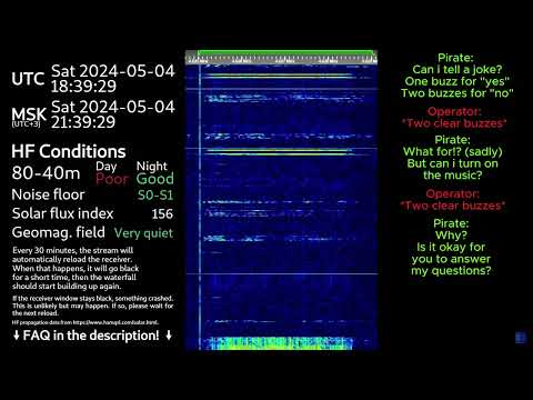 UVB-76 operator talking with a pirate