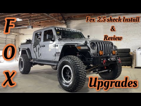 Gladiator FOX 2.5 w/DCS upgrade Install and Review#jeep #shorts #offroad #gladiator #FoxShocks #DSC