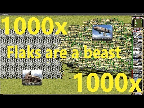 Flak Track " vs " Kirov (fly-by) - RedAlert 2