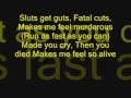 Blood on the dancefloor - SLUTS GET GUTS ...
