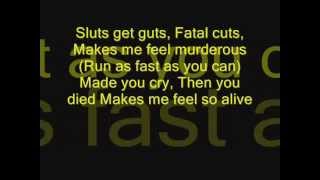 Blood on the dancefloor - SLUTS GET GUTS!!! lyrics