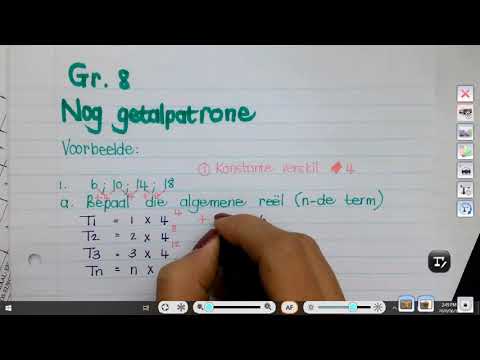 Graad 8 Nog getalpatrone deel 1