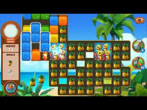 Lost Island Blast Adventure Level 1948 NO BOOSTERS - A S GAMING ✔️