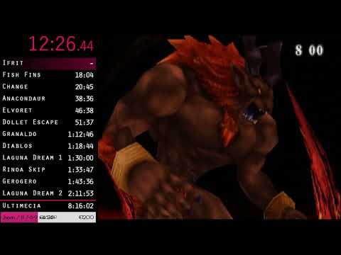 Final Fantasy VIII Any% Speedrun - 8:18:34 [World Record]