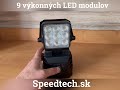 LED pracovné svetlo - 9x LED nabíjacie s magnetom - Video Youtube