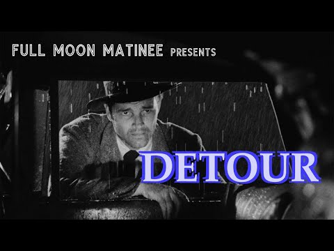 DETOUR (1945) | Tom Neal, Ann Savage, Claudia Drake | Film Noir. Crime Drama.