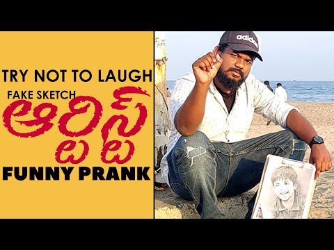 Fake Sketch Artist Prank | Pranks in Vizag |  Telugu Pranks | FunPataka Video